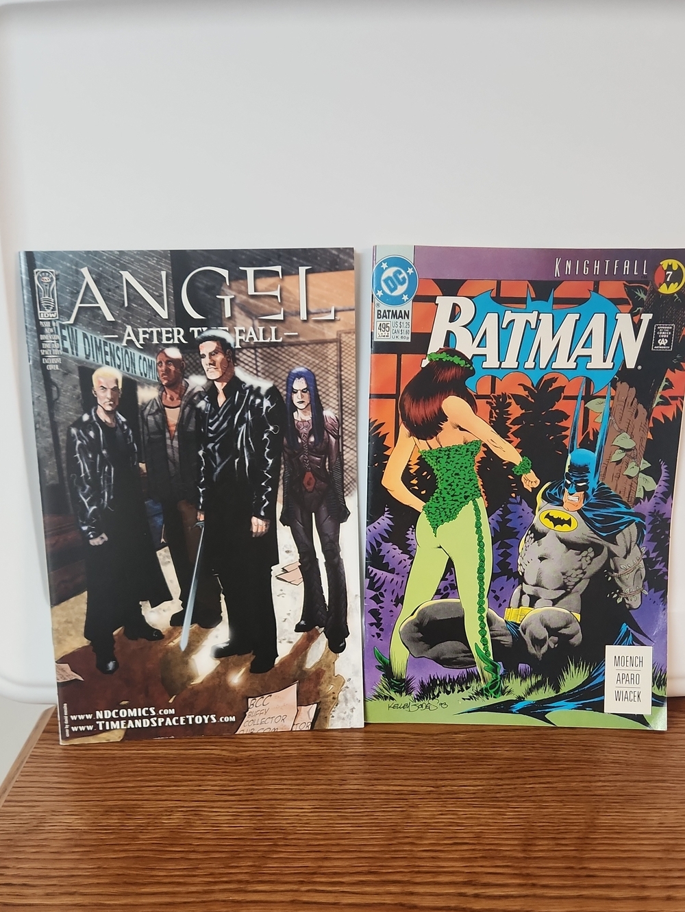Batman & Poison Ivy Comic And Angel-After The Fall